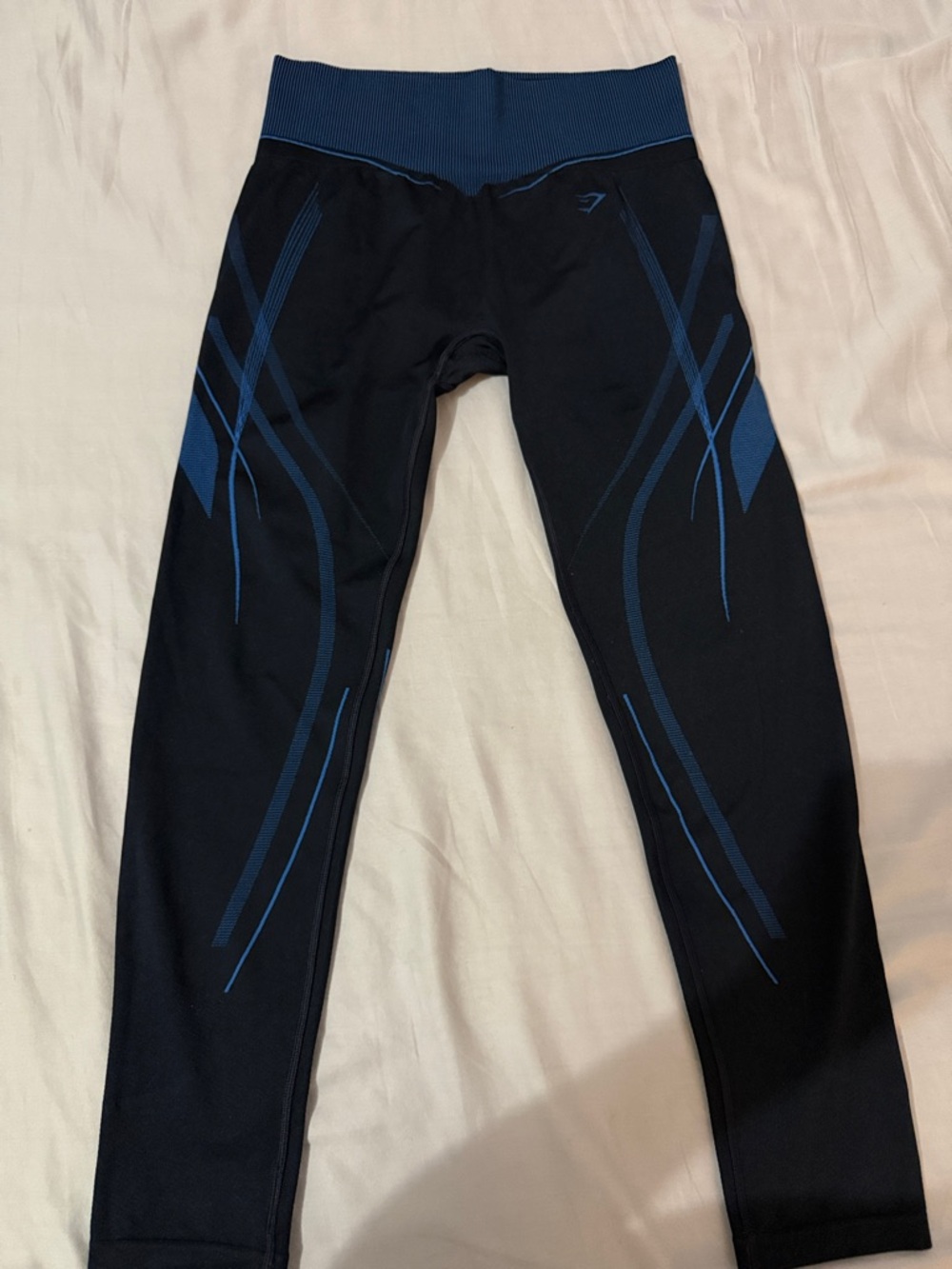 Analis Gymshark Leggings with Navy Blue